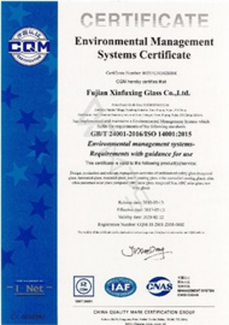 Environmental Management Systems Certificate